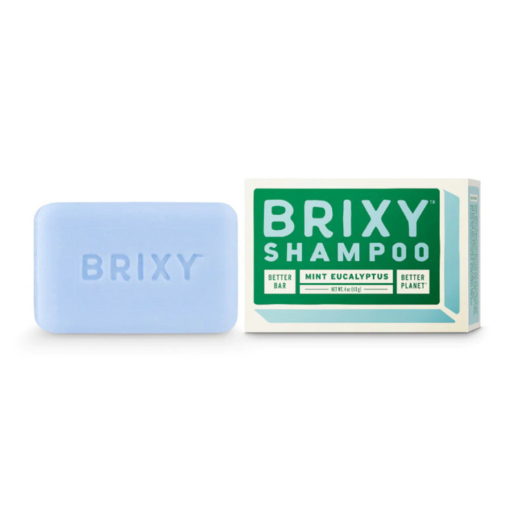 Brixy Shampoo Bar for Hair, Mint Eucalyptus, 4 Oz
